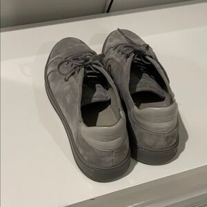 PAIGE Gray Suede Men's Sneakers